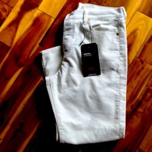 Levi's Wedgie Fit Corduroy High Waisted Jean Pants Tofu